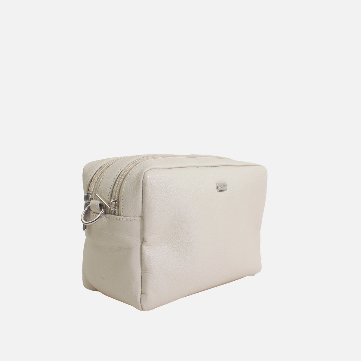 Bolso manos libres esme de cuero para mujer - Hueso