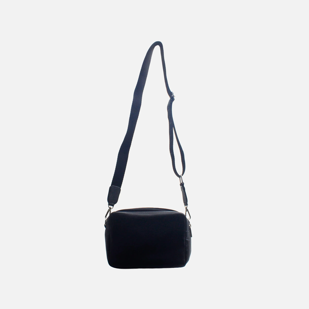 Bolso manos libres esme de cuero para mujer - Negro
