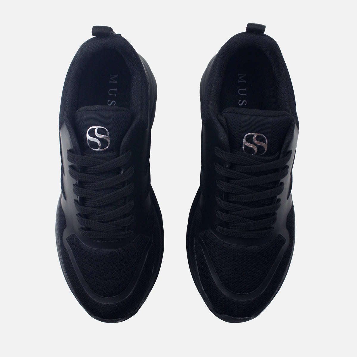 Tenis rusell de textil para hombre - Negro