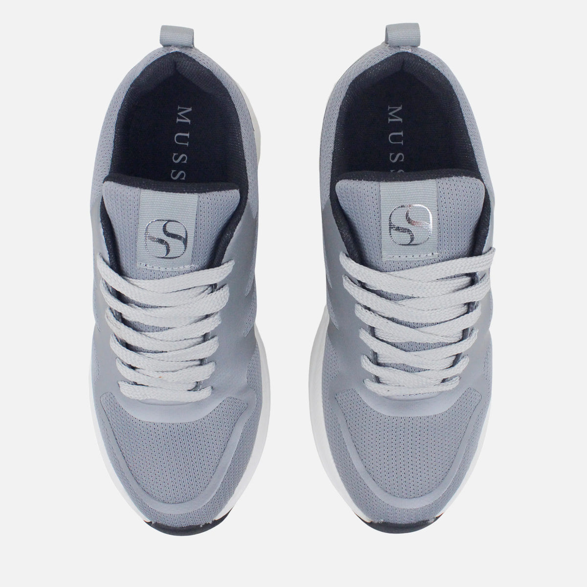 Tenis rusell de textil para hombre - Gris