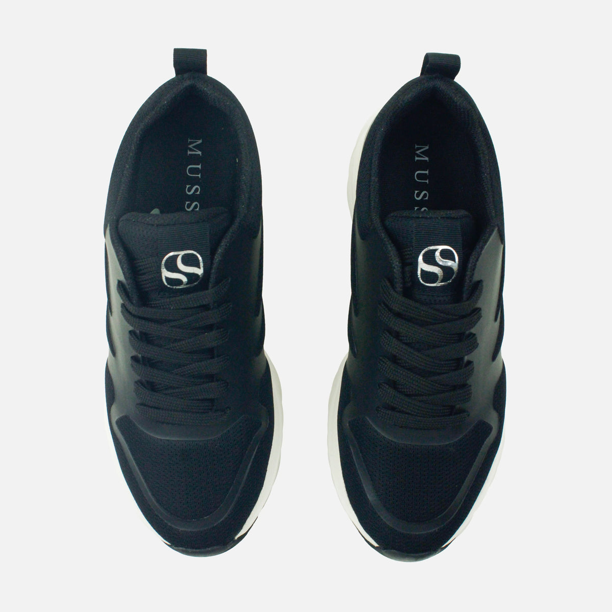 Tenis rusell de textil para hombre - Negro