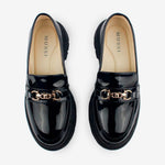 Mocasin plataforma ursula de sintético para mujer - Negro