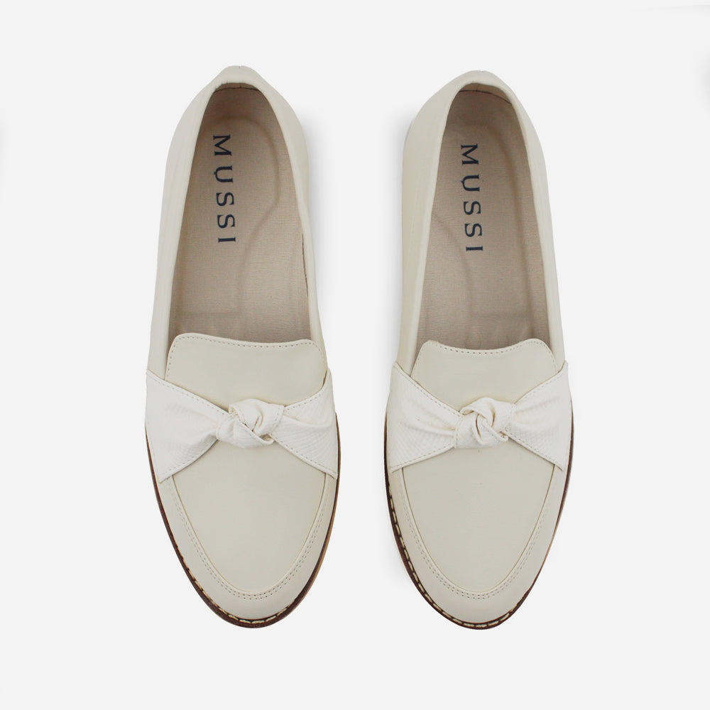 Mocasin plataforma bernie de sintético para mujer - Hielo
