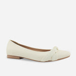 Baleta plana alegria de sintético para mujer - Hueso