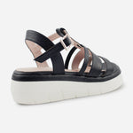 Sandalia chunky nerea de sintético para mujer - Negro