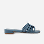 Sandalia plana sydney de sintético para mujer - Azul