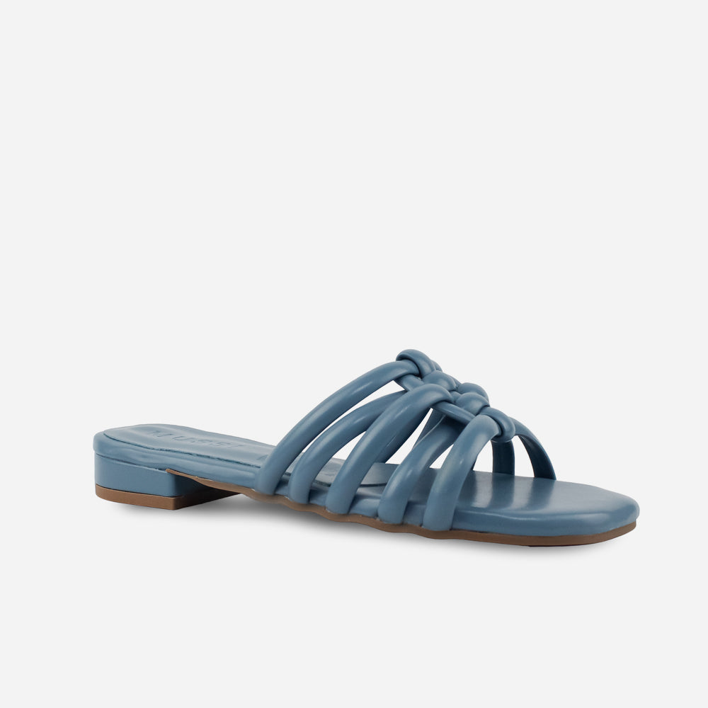 Sandalia plana sydney de sintético para mujer - Azul