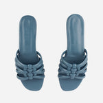 Sandalia plana sydney de sintético para mujer - Azul