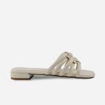 Sandalia plana sydney de sintético para mujer - Beige