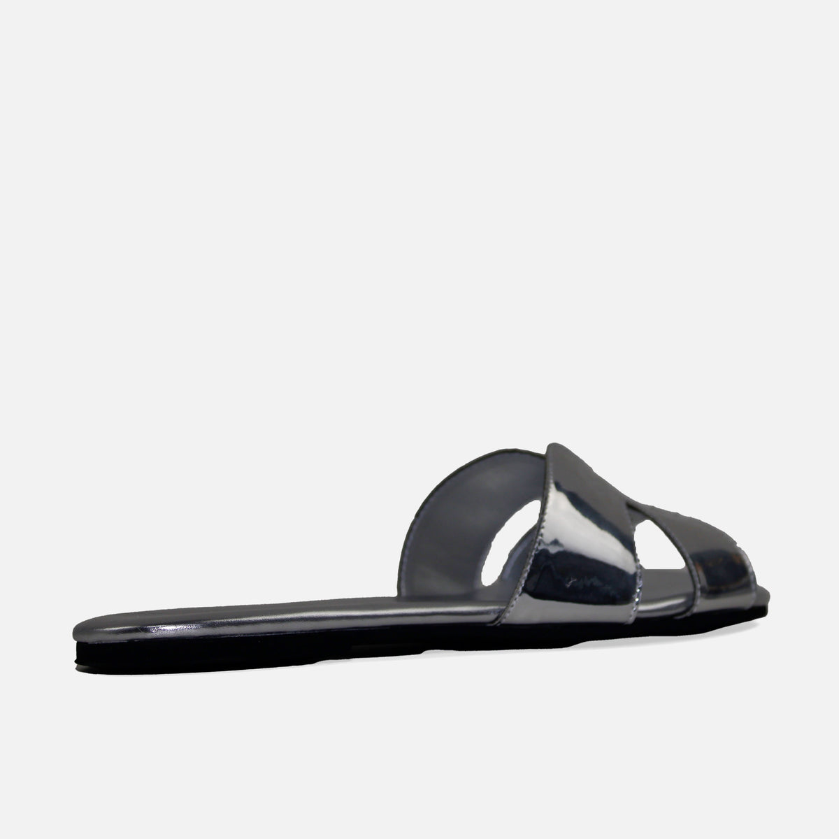 Sandalia plana marla de sintético para mujer - Plateado