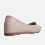 Baleta plana rosalba de sintético para mujer - Nude