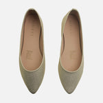 Baleta plana rosalba de sintético para mujer - Oro