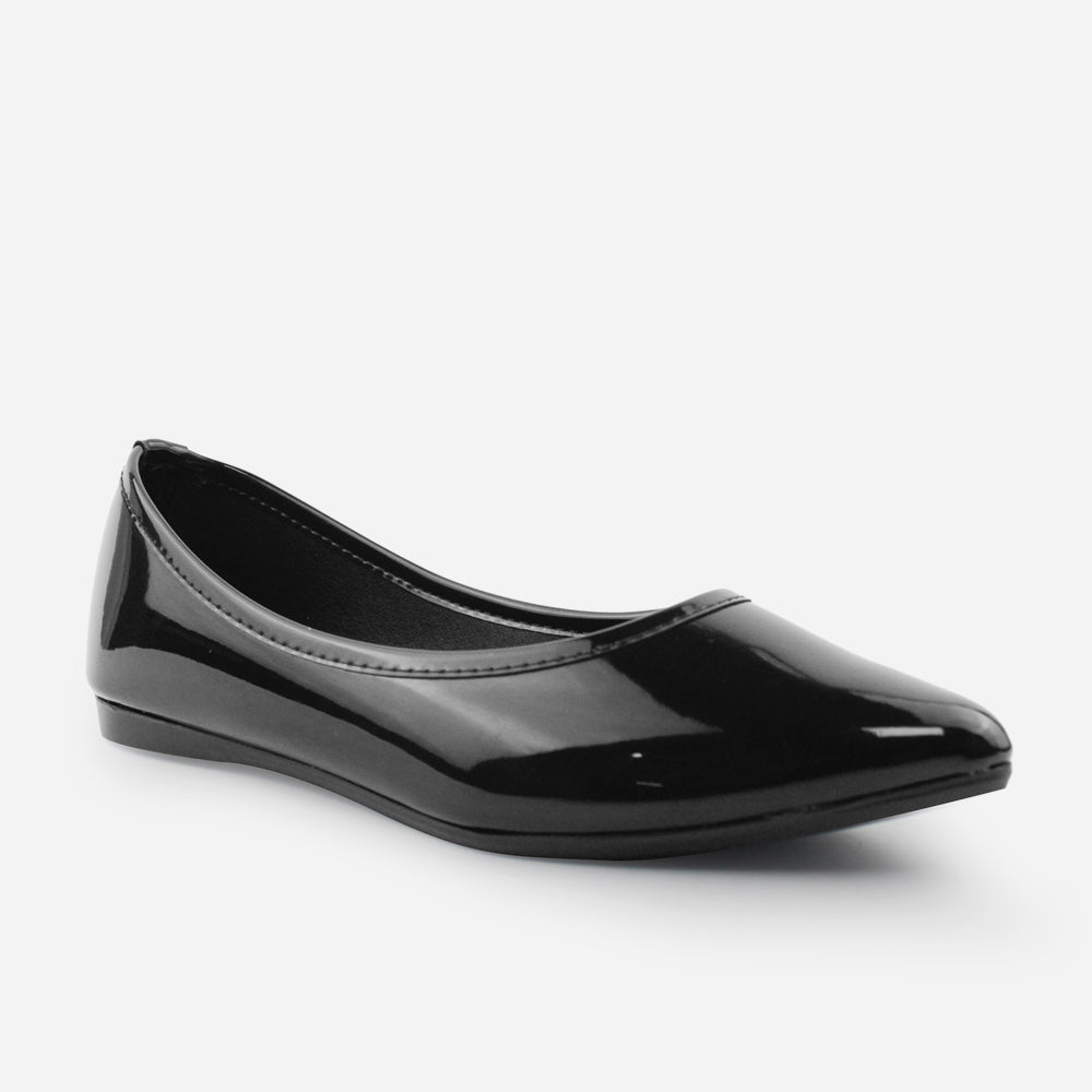 Baleta plana rosalba de sintético para mujer - Negro