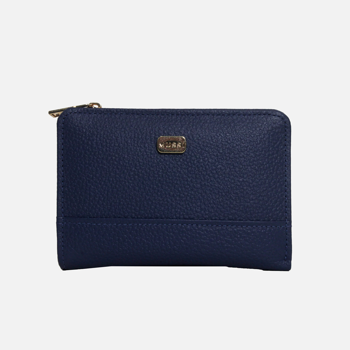 Billetera rhea de cuero para mujer - Azul