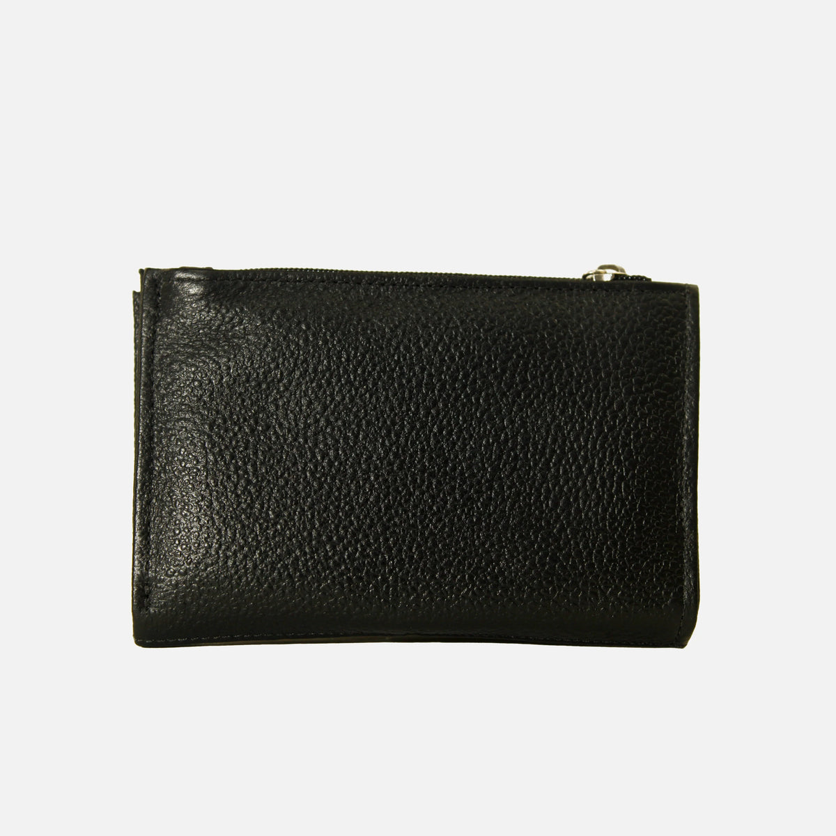 Billetera selva de cuero para mujer - Negro