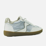 Tenis vira de cuero para mujer - Hueso