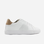 Tenis Sneakers galio de cuero para hombre - Hueso