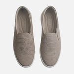 Tenis rosetta de cuero para mujer - Taupe