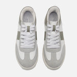 Tenis annie de cuero para mujer - Gris