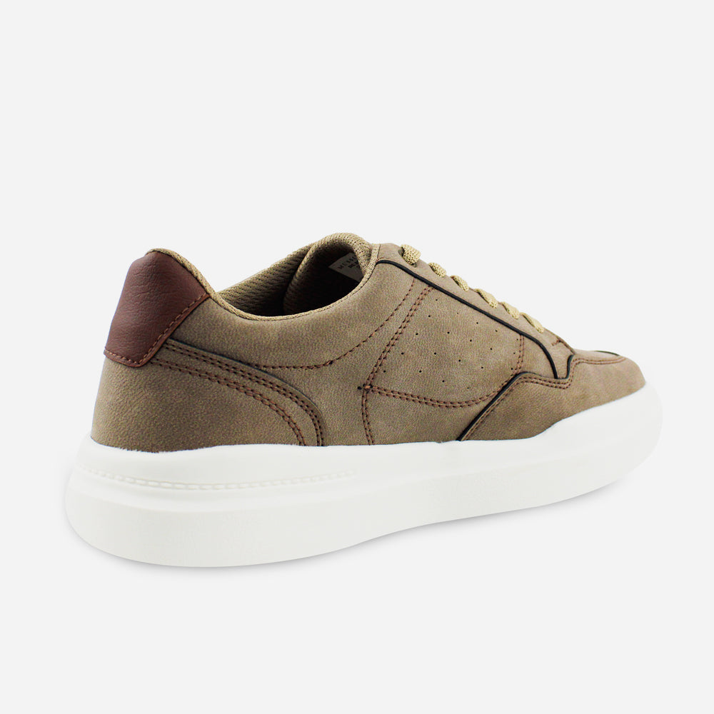 Tenis Sneakers flor de sintético para hombre - Café