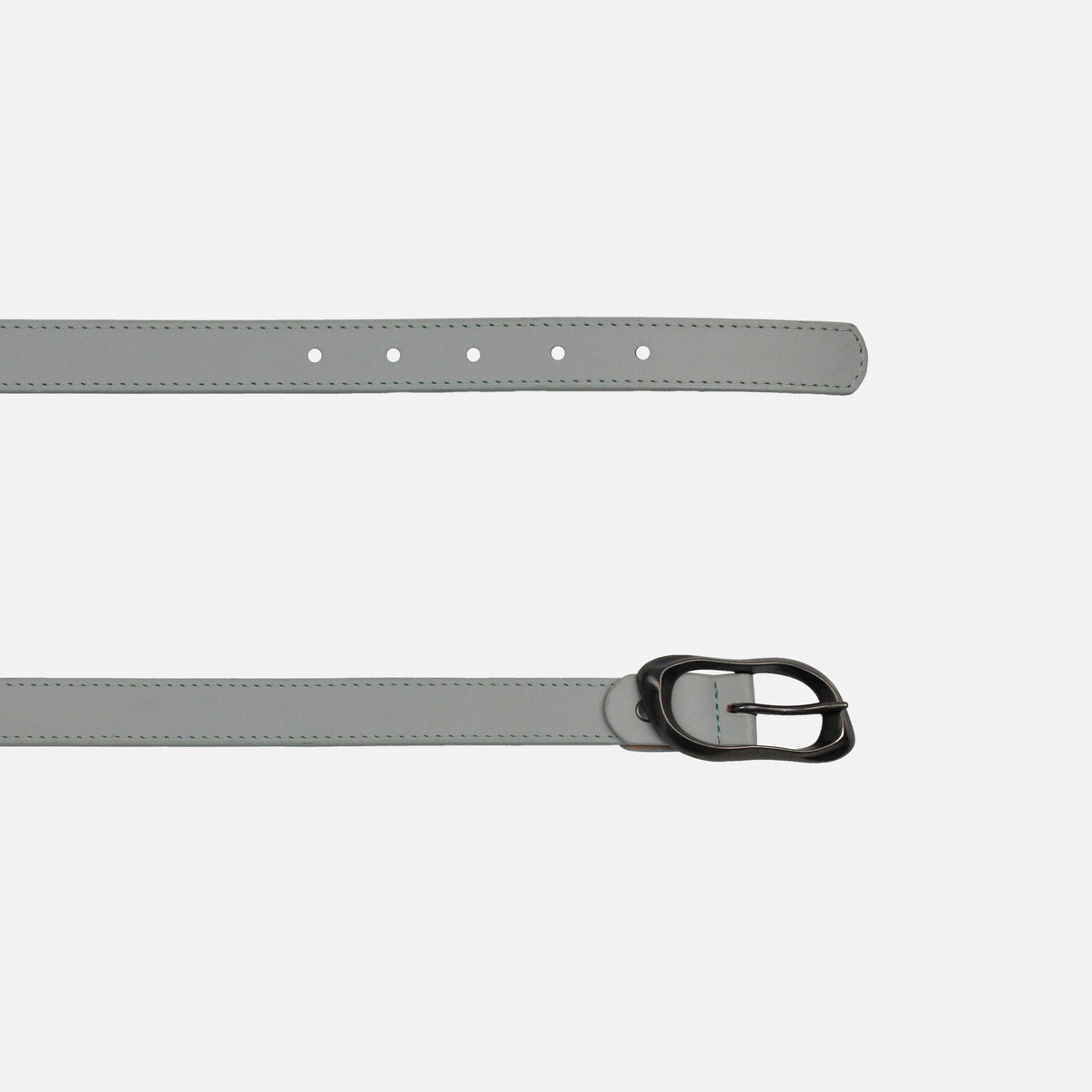 Correa emilia de cuero para mujer - Gris