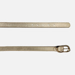 Correa emilia de cuero para mujer - Oro