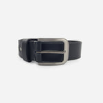 Correa stan de cuero para hombre - Negro