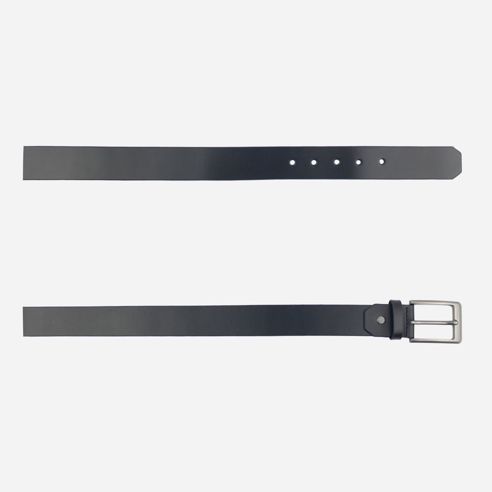 Correa thomas de cuero para hombre - Negro