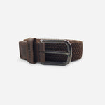 Correa edward de textil para hombre - Café
