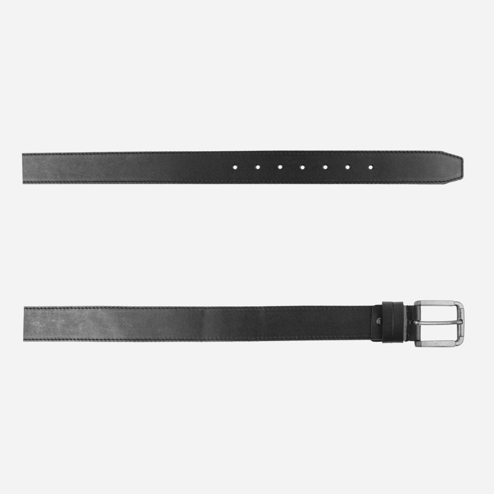 Correa owen de cuero para hombre - Negro