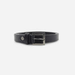 Correa perla de cuero para mujer - Negro