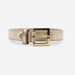 Correa perla de cuero para mujer - Oro