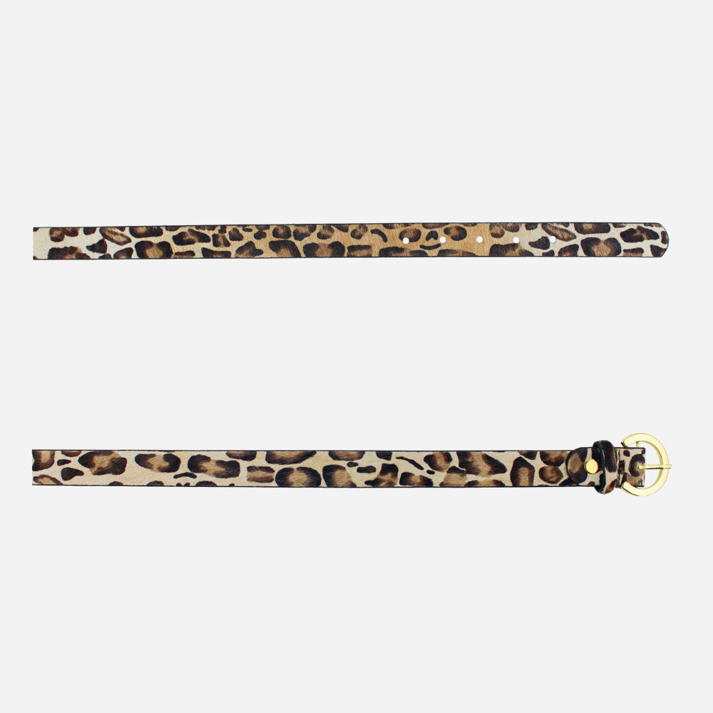 Correa hortensia de cuero para mujer - Culebracafe