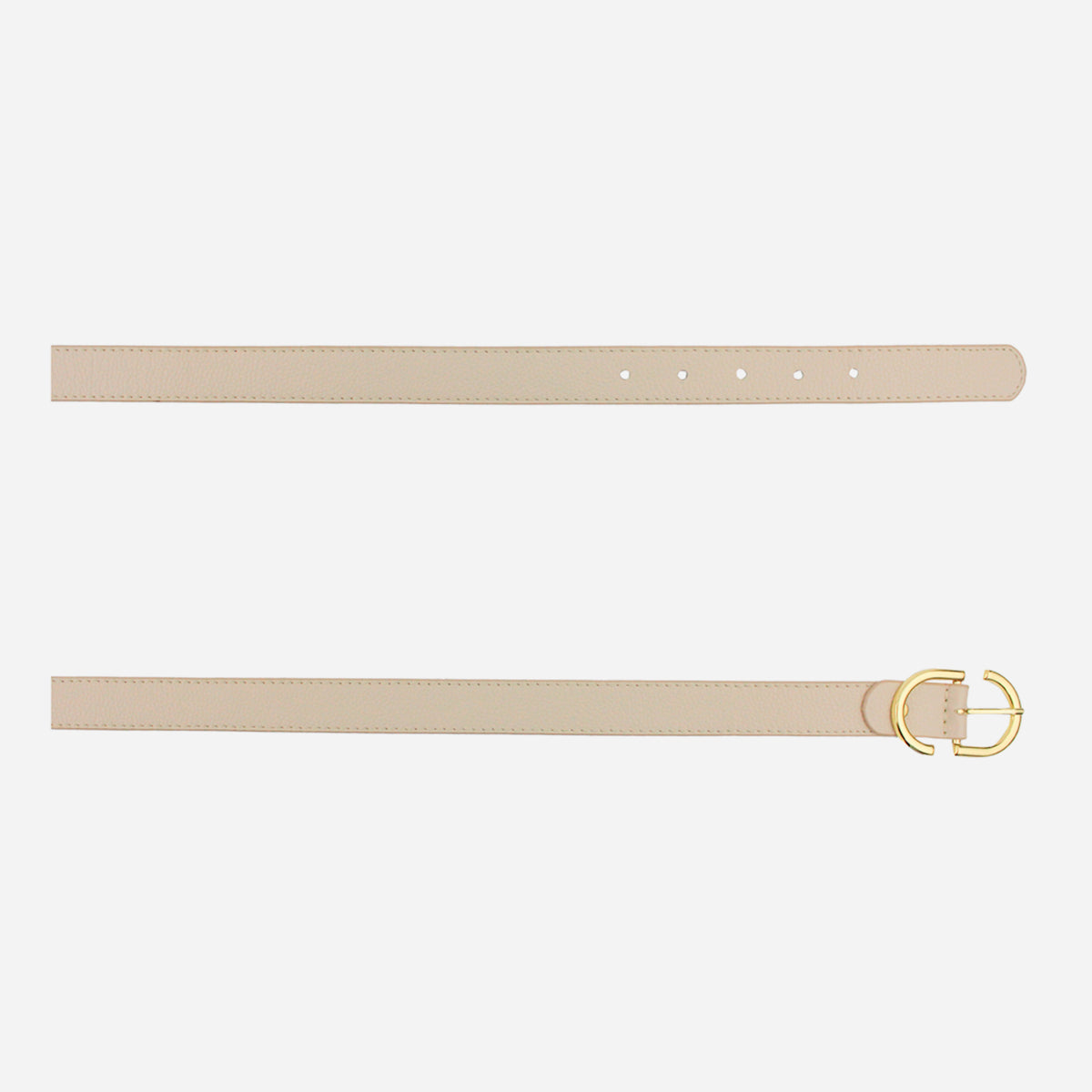 Correa violeta de cuero para mujer - Arena