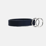 Correa bernie de cuero para mujer - Azul
