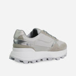 Tenis con plataforma shera de textil para mujer - Gris