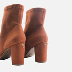 Bota tacon aurae de textil para mujer - Miel