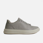 Tenis alessandro de cuero para hombre - Gris