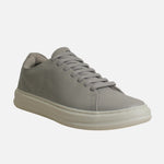 Tenis alessandro de cuero para hombre - Gris