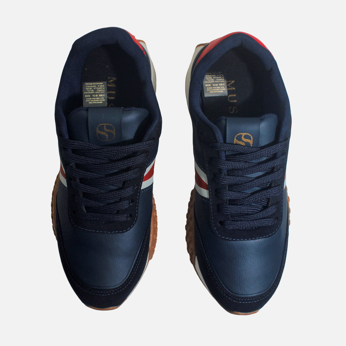 Tenis enzo de sintético para hombre - Azul