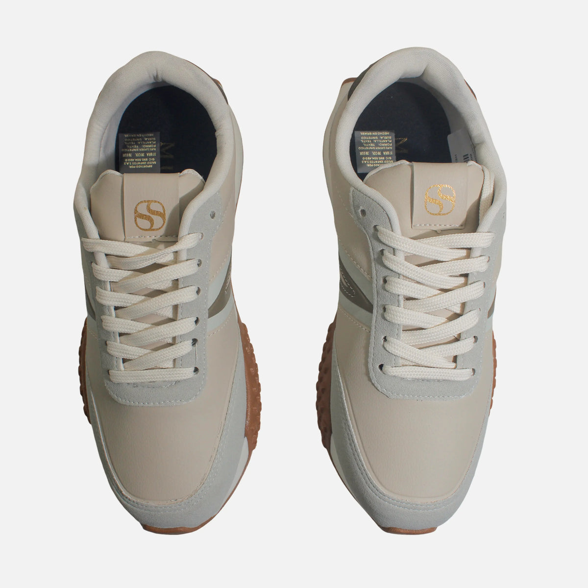 Tenis enzo de sintético para hombre - Gris