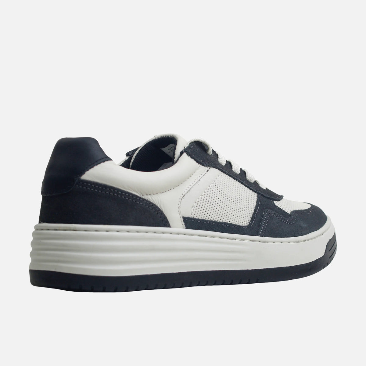 Tenis mephis de cuero para hombre - Negro