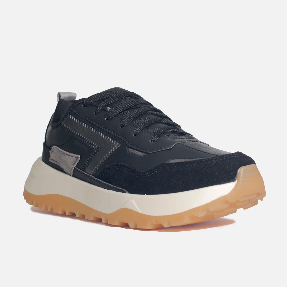 Tenis max de sintético para hombre - Negro