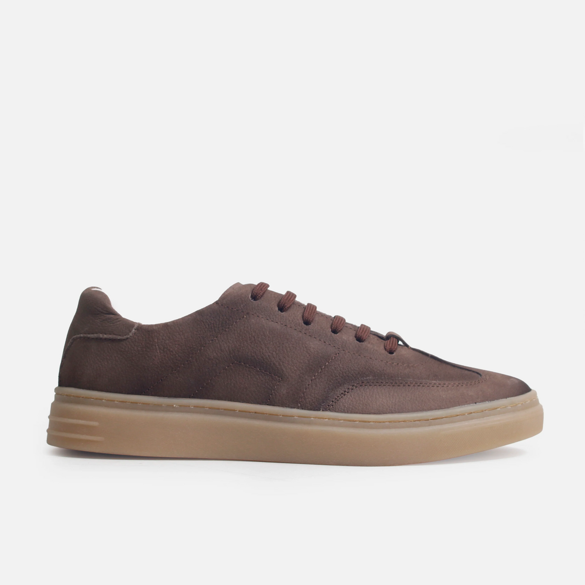 Tenis bastian de cuero para hombre - Café