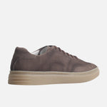 Tenis bastian de cuero para hombre - Café