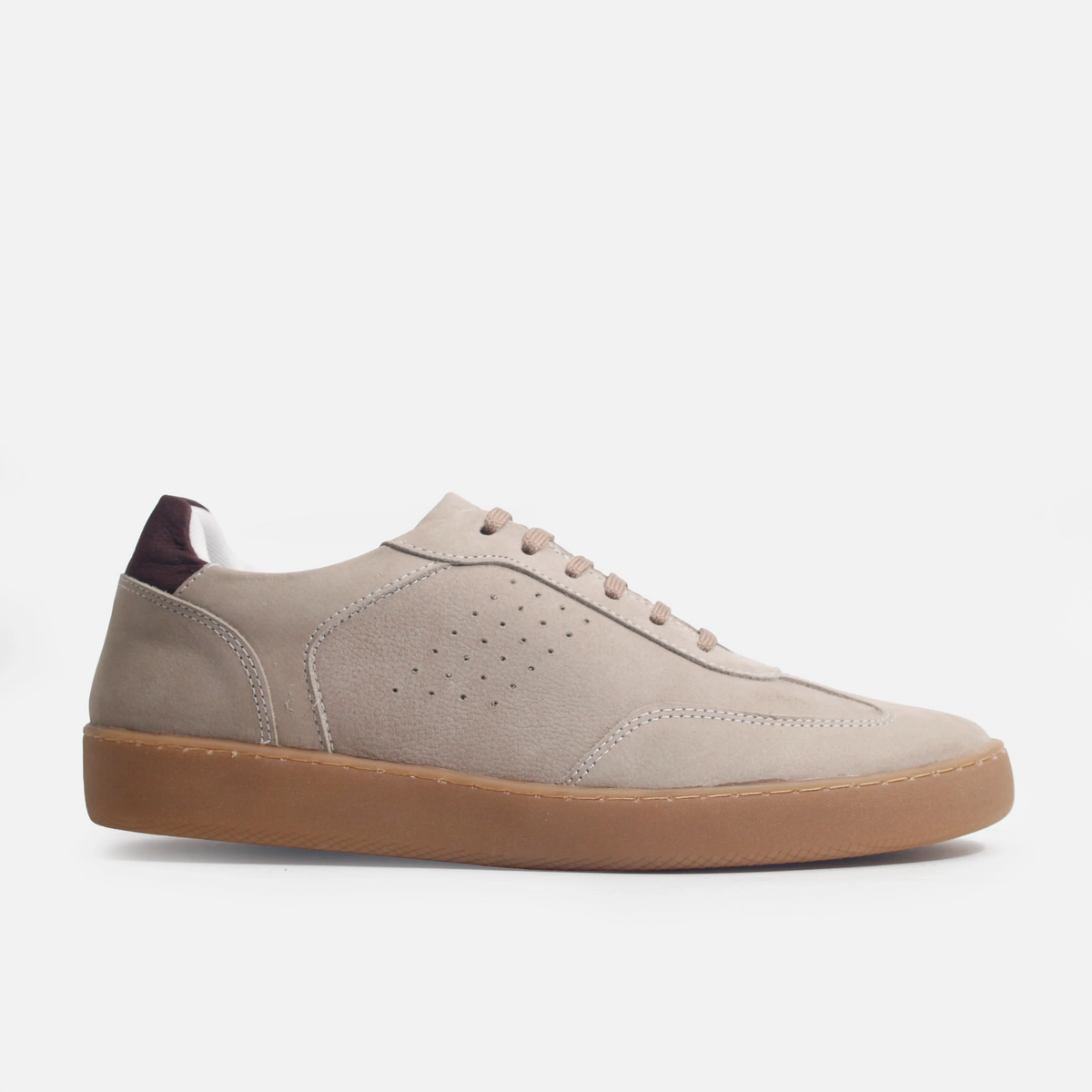 Tenis dante de cuero para hombre - Gris