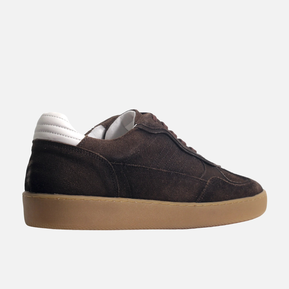 Tenis yanel de cuero para hombre - Café