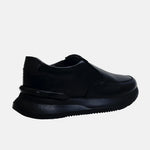 Mocasin plataforma joel de cuero para hombre - Negro