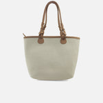 Cartera serena de sintético para mujer - Hueso