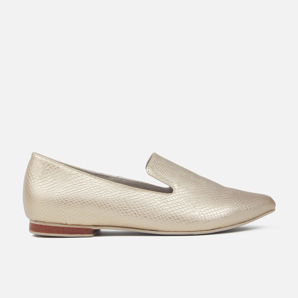 Mocasin sleeper animith de sintético para mujer - Oro